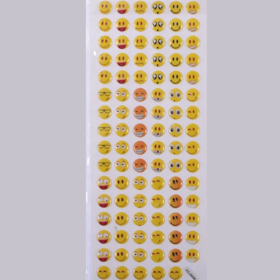 Smiley Face Sticker Aufkleber - JF5056 - Mytortenland